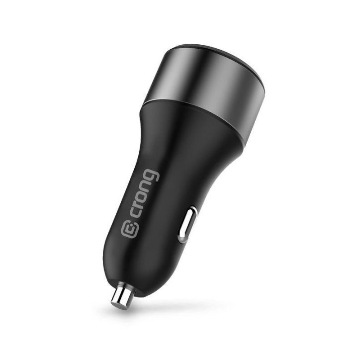 Crong automobilinis įkroviklis USB-C PD 45W, juodas