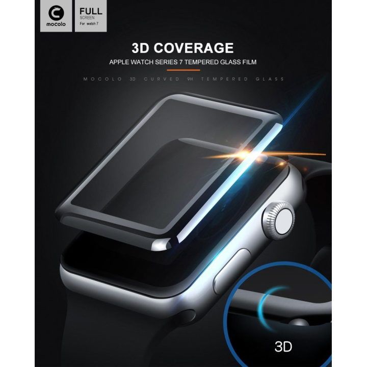 Apsauginis stiklas Mocolo 3D Glass 41 mm Apple Watch 7/8