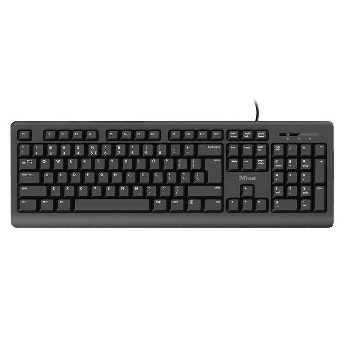 Komplektas Trust Primo 4-in-1 klaviatūra, pelė, ausinės ir kilimėlis