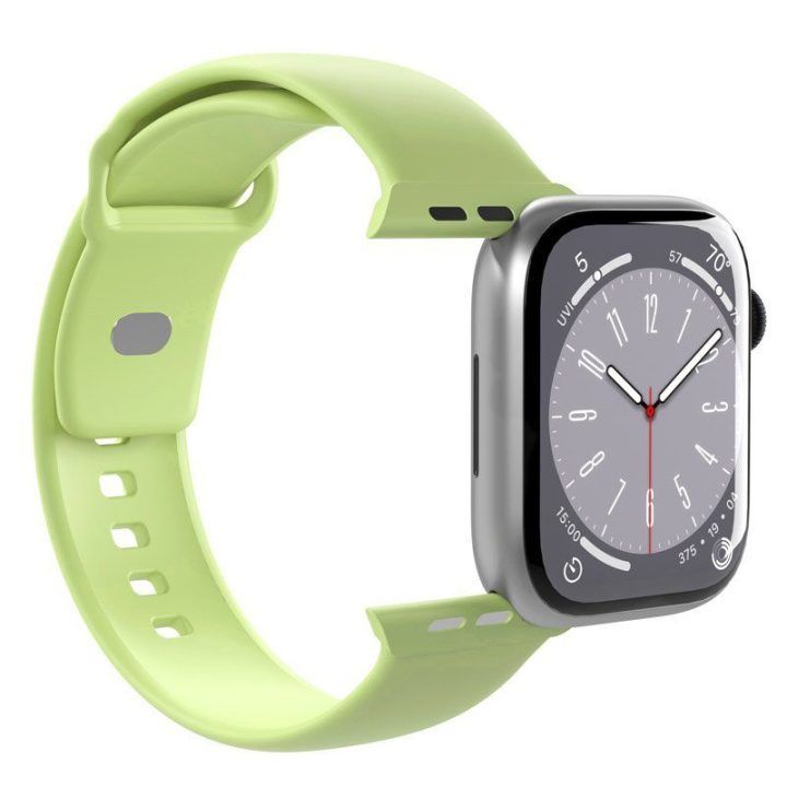 Dirželis Apple Watch, silikoninis, žalias