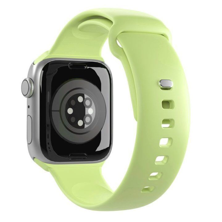 Dirželis Apple Watch, silikoninis, žalias