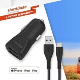 Įkroviklis automobiliui Energizer HardCase, 2x USB-A, 17 W
