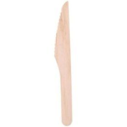Vienkartiniai mediniai peiliai Alpina, 16 cm, 50 vnt