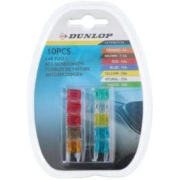 Automobilio saugiklių rinkinys Dunlop, 10 vnt