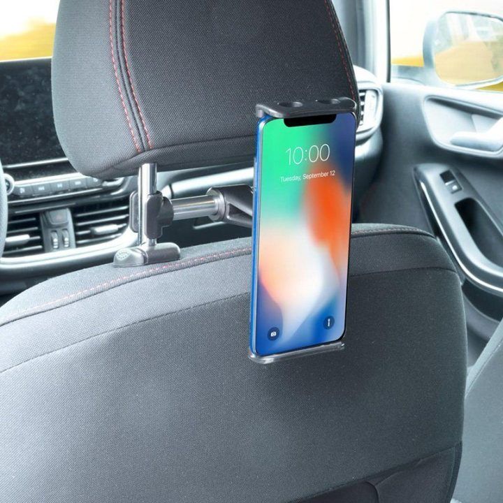 Automobilio galvos atramos laikiklis išmaniajam telefonui ir planšetei 12–21 cm Dunlop
