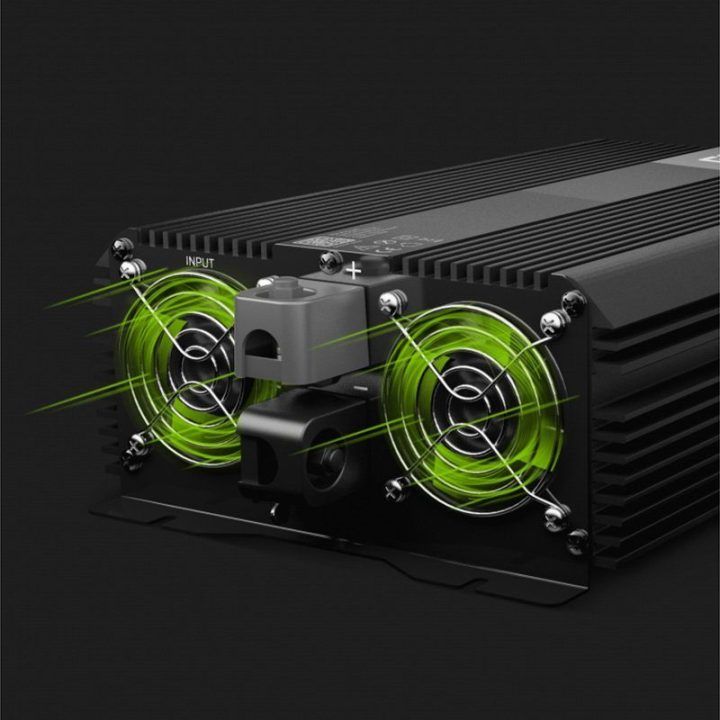 Įtampos keitiklis Green Cell PRO 12/230 V, 2000 W