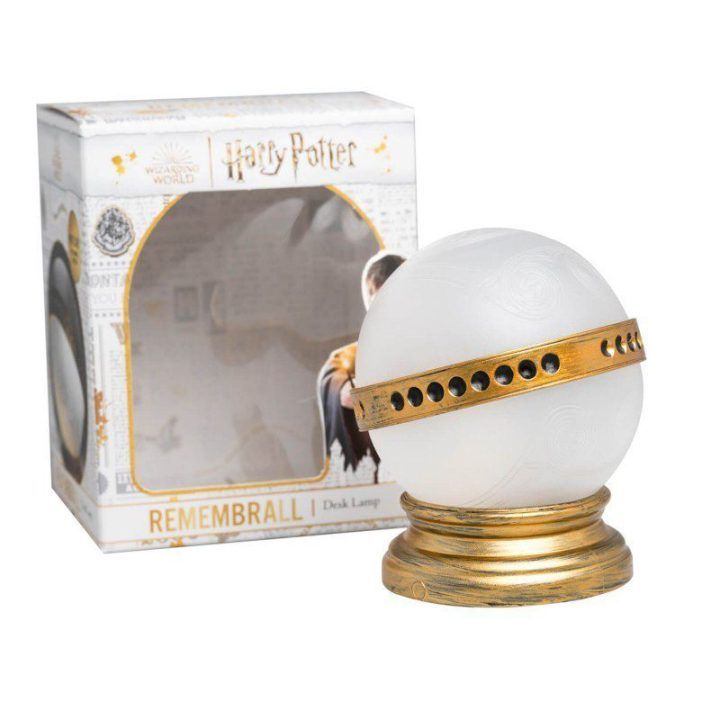 Harry Potter stalinė priminimų lempa, balta ir raudona