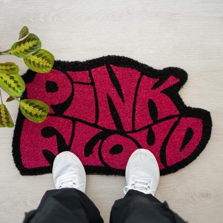 Pink Floyd Eraser durų kilimėlis, 62 x 38 cm