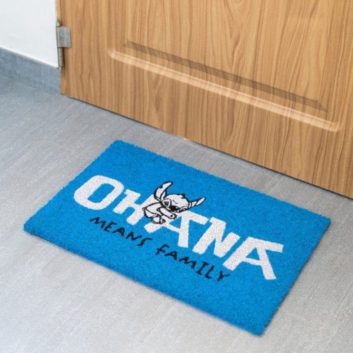 Disney Stitch durų kilimėlis, 40 x 60 cm, mėlynas