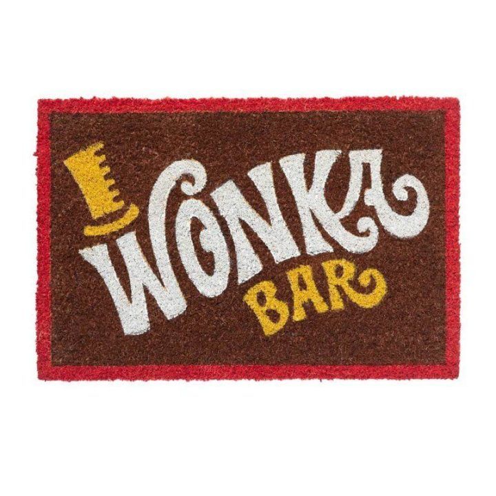 Willy Wonka durų kilimėlis iš kokoso pluošto, 40 × 60 cm