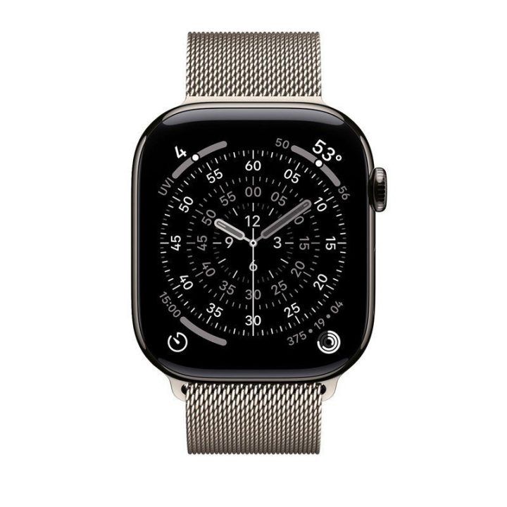 Dirželis Apple Watch, nerūdijančio plieno, Champagne