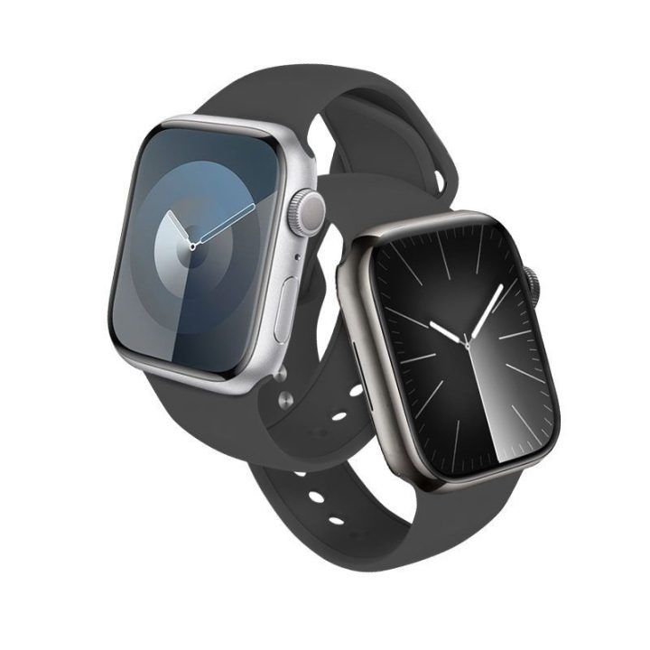 „Apple Watch“ dirželis iš skysto silikono, grafito