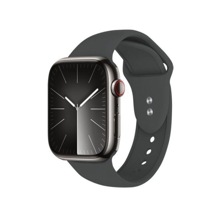 „Apple Watch“ dirželis iš skysto silikono, grafito