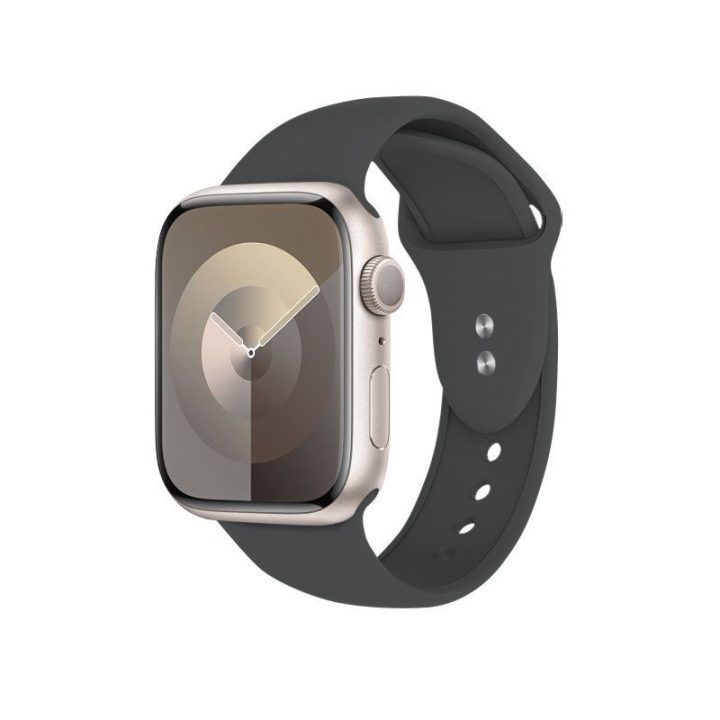 „Apple Watch“ dirželis iš skysto silikono, grafito