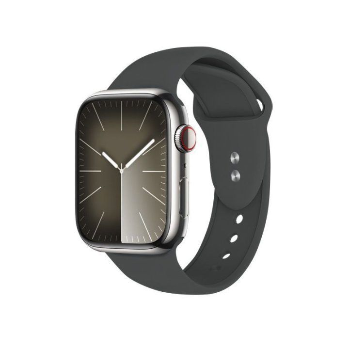 „Apple Watch“ dirželis iš skysto silikono, grafito