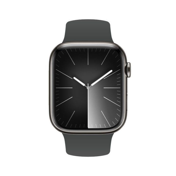 „Apple Watch“ dirželis iš skysto silikono, grafito