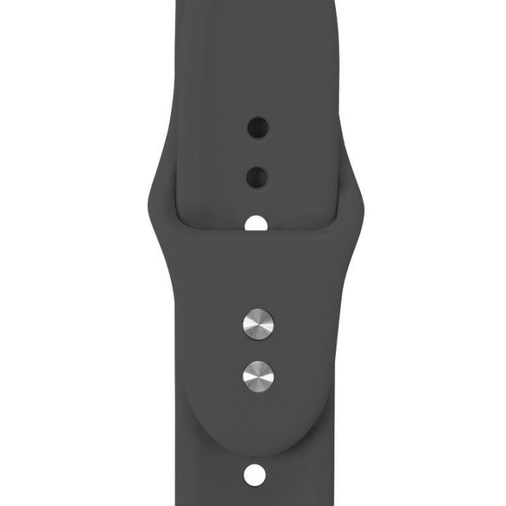 „Apple Watch“ dirželis iš skysto silikono, grafito