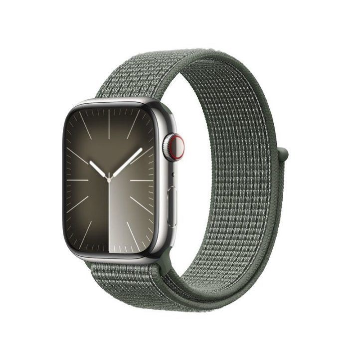 Nailoninis dirželis Apple Watch 38/40/41/42 mm, žalios spalvos