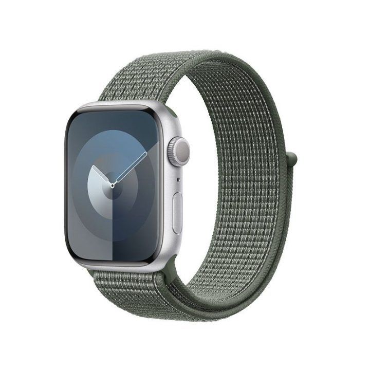Nailoninis dirželis Apple Watch 38/40/41/42 mm, žalios spalvos