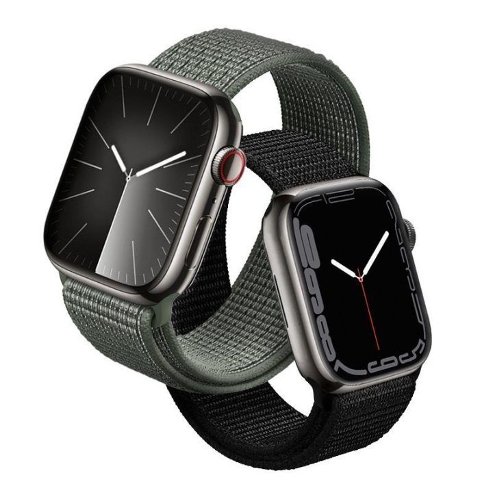 Nailoninis dirželis Apple Watch 38/40/41/42 mm, žalios spalvos
