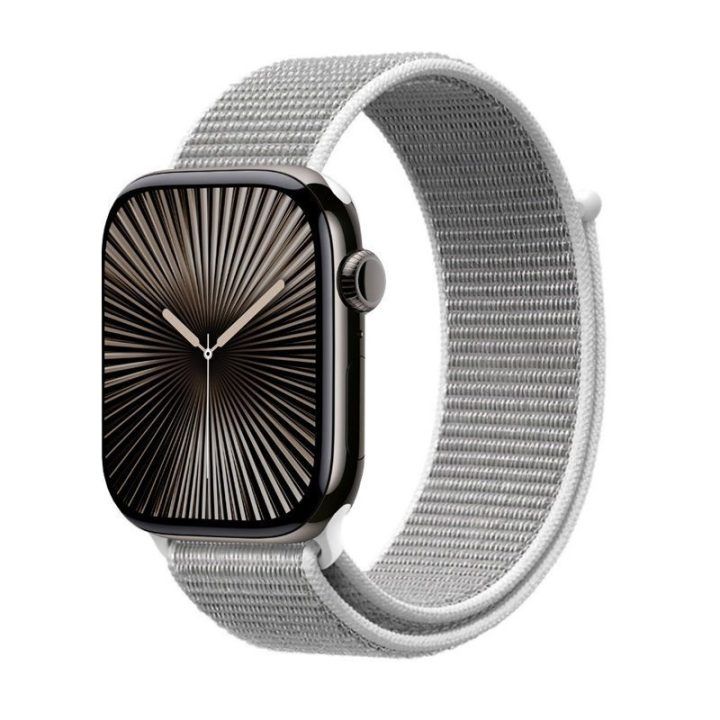Sportinis dirželis Apple Watch 38/40/41/42 mm, sidabro pilkas, Crong Nylon
