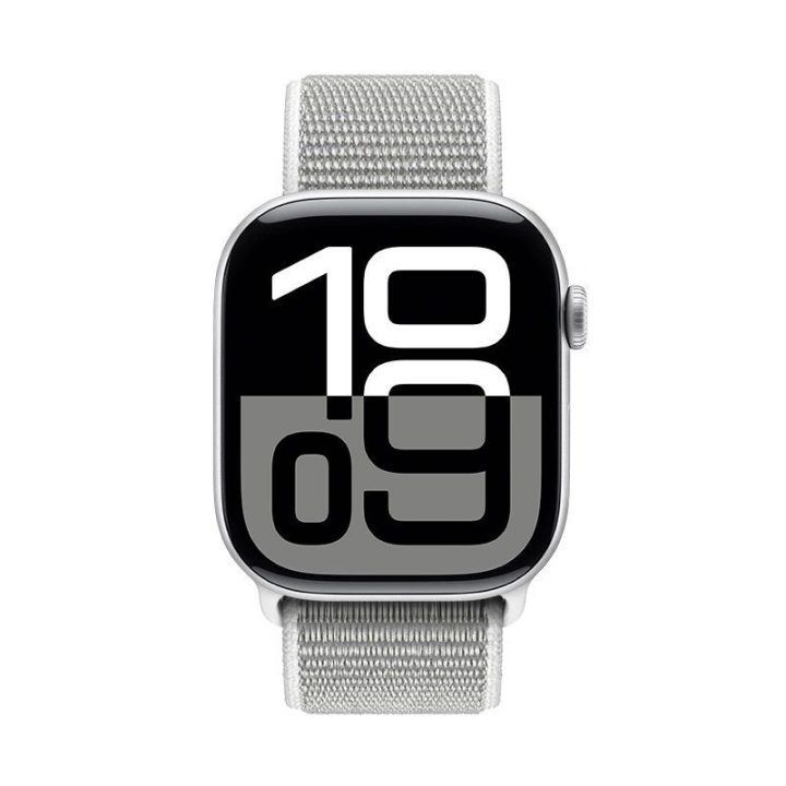 Sportinis dirželis Apple Watch 38/40/41/42 mm, sidabro pilkas, Crong Nylon
