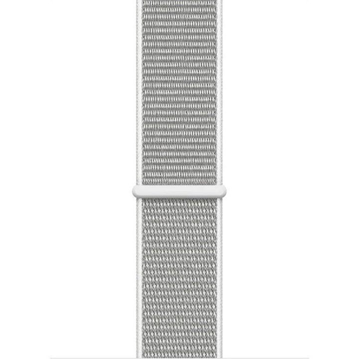 Sportinis dirželis Apple Watch 38/40/41/42 mm, sidabro pilkas, Crong Nylon