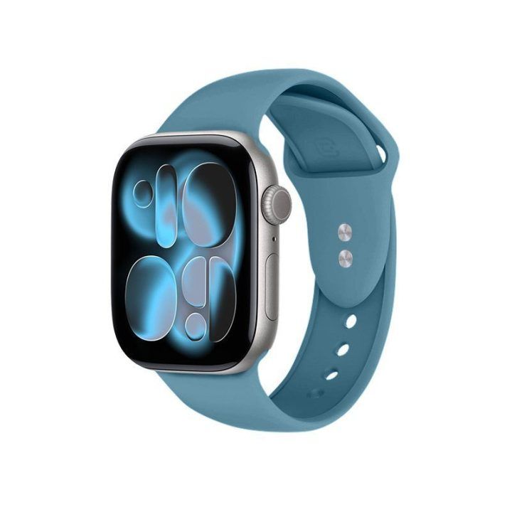 Apple Watch dirželis iš skysto silikono, 38/40/41/42 mm, Marine