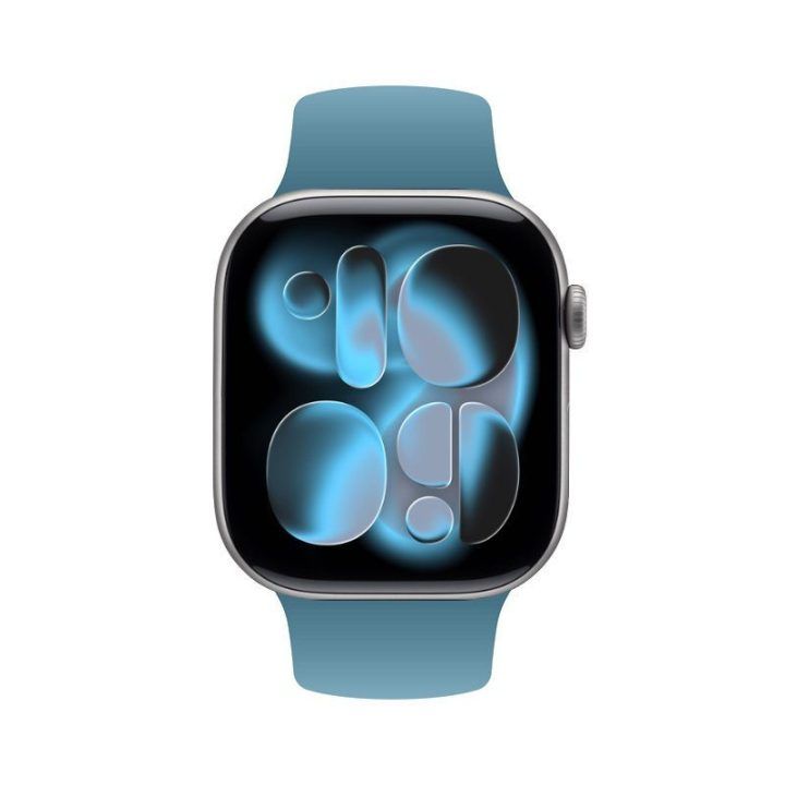 Apple Watch dirželis iš skysto silikono, 38/40/41/42 mm, Marine
