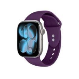 Silikoninis dirželis Apple Watch, plum spalvos