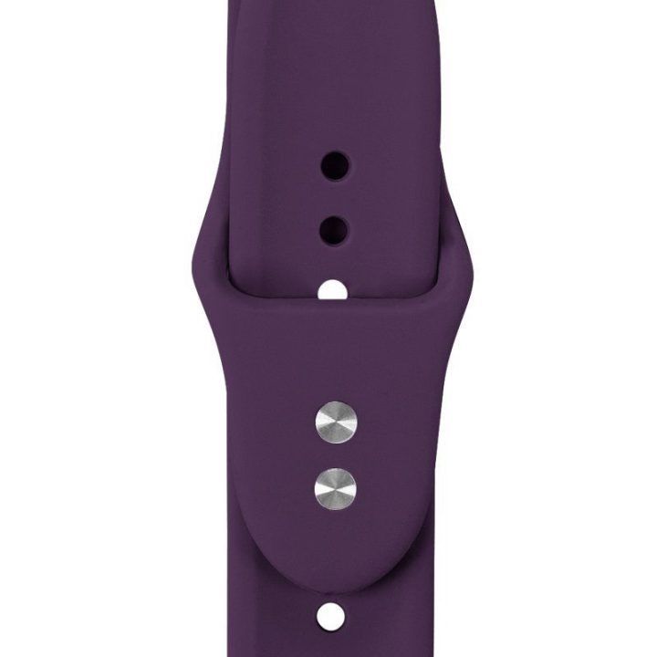 Silikoninis dirželis Apple Watch, plum spalvos