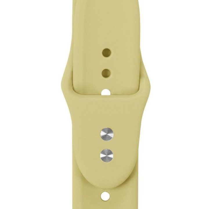 Apple Watch silikoninis dirželis Crong Liquid, straw