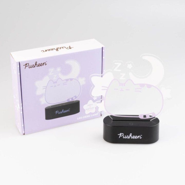 Pusheen LED naktinė lempa, 19,5 x 17 cm