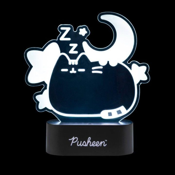 Pusheen LED naktinė lempa, 19,5 x 17 cm