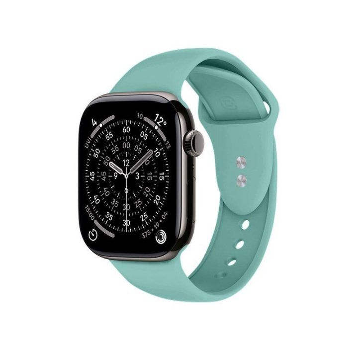 Apple Watch dirželis iš skysto silikono, turkio spalvos