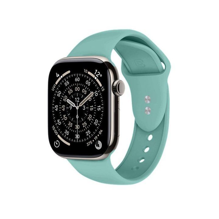Apple Watch dirželis iš skysto silikono, turkio spalvos
