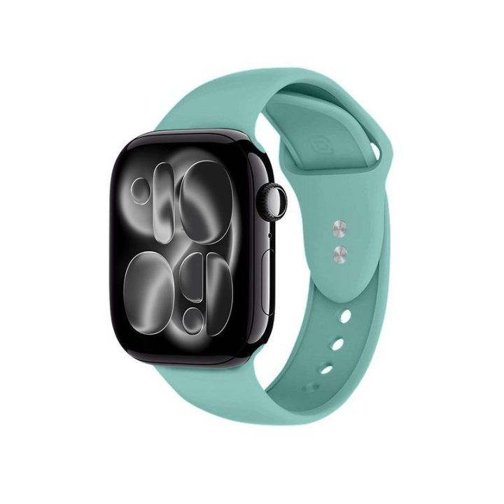 Apple Watch dirželis iš skysto silikono, turkio spalvos