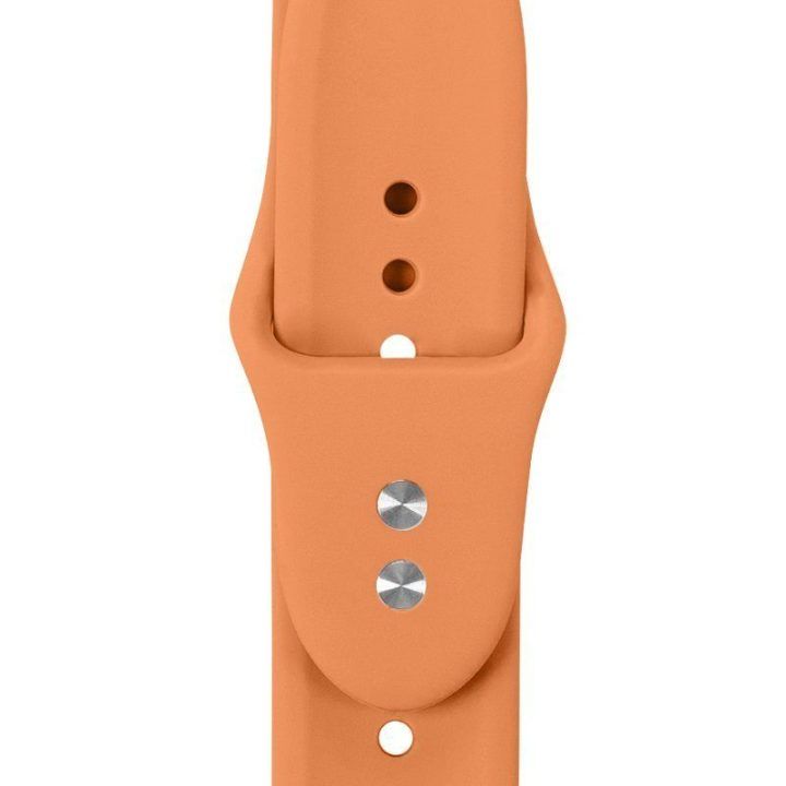 „Crong Liquid“ silikoninis dirželis Apple Watch 38/40/41/42 mm, oranžinis