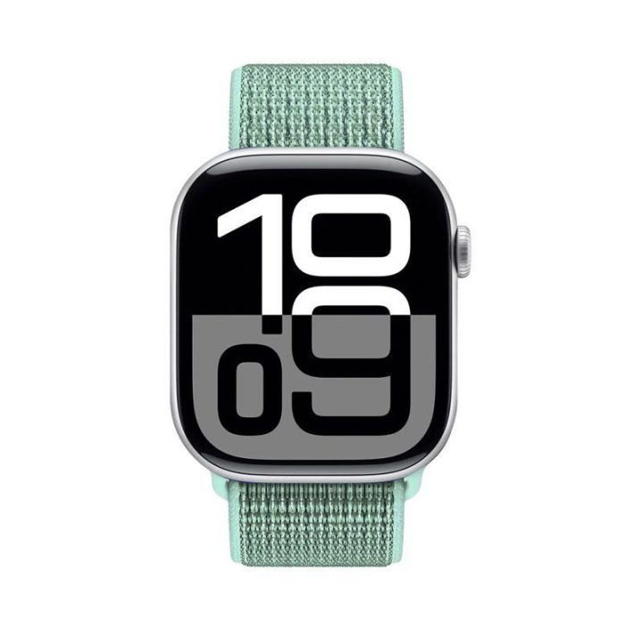 Laikrodžio dirželis Apple Watch 38/40/41/42 mm, žalias, Crong Nylon