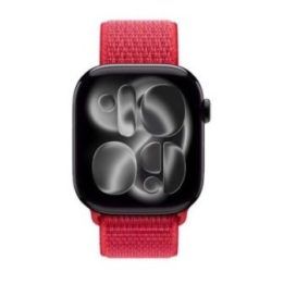 Laikrodžio dirželis Crong Nylon Apple Watch 38/40/41/42 mm, raudonas