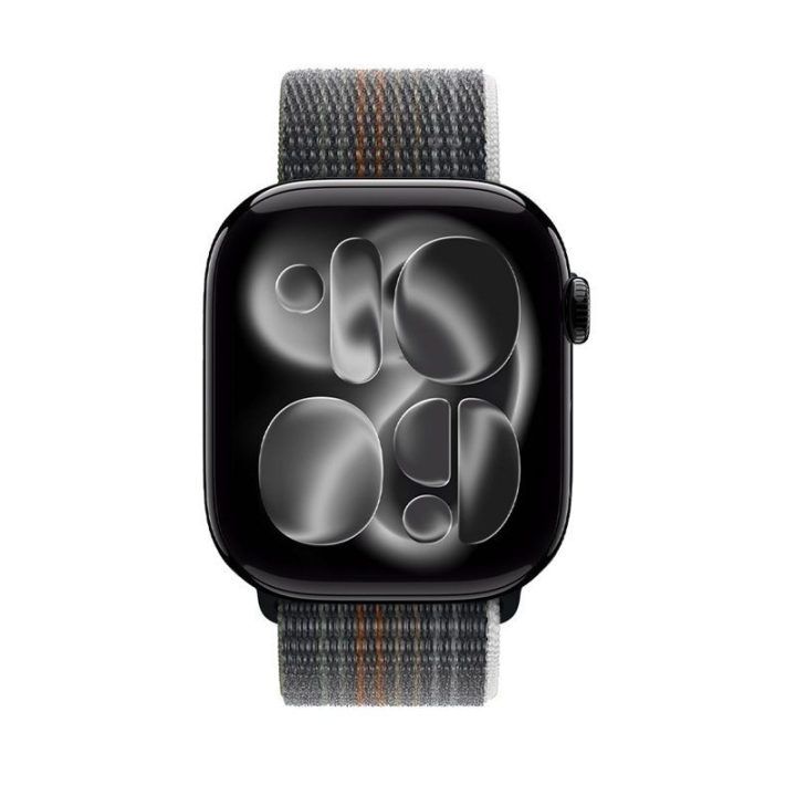 Nailoninis sportinis dirželis Apple Watch 44/45/46/49 mm, Midnight Run