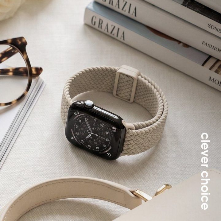 Crong Wave Band dirželis Apple Watch 38/40/41/42 mm, smėlio