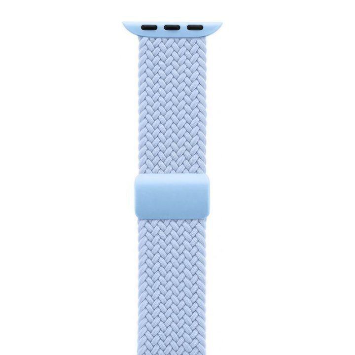 Dirželis Apple Watch 38/40/41/42 mm, šviesiai mėlynas Crong Wave Band