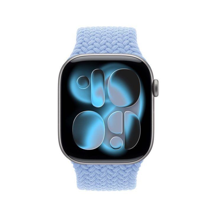 Dirželis Apple Watch 38/40/41/42 mm, šviesiai mėlynas Crong Wave Band