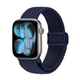 Laikrodžio dirželis Crong Wave Band Apple Watch 38/40/41/42 mm, tamsiai mėlynas