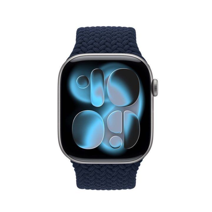Laikrodžio dirželis Crong Wave Band Apple Watch 38/40/41/42 mm, tamsiai mėlynas