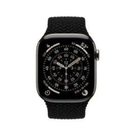 Crong Wave Band dirželis Apple Watch 44/45/46/49 mm, juodas