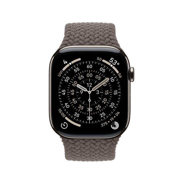 Dirželis Apple Watch 44/45/46/49 mm, rudas Crong Wave Band