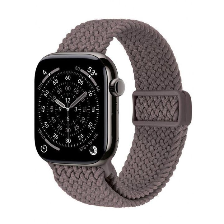 Dirželis Apple Watch 44/45/46/49 mm, rudas Crong Wave Band