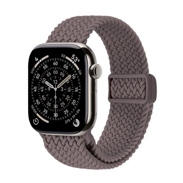 Dirželis Apple Watch 44/45/46/49 mm, rudas Crong Wave Band